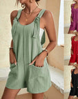 Women's Casual Fashion Solid Color Camisole Jumpsuit