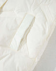 White Quilted High Neck Zip Up Jacket Vest - Little Miss Vanilla
