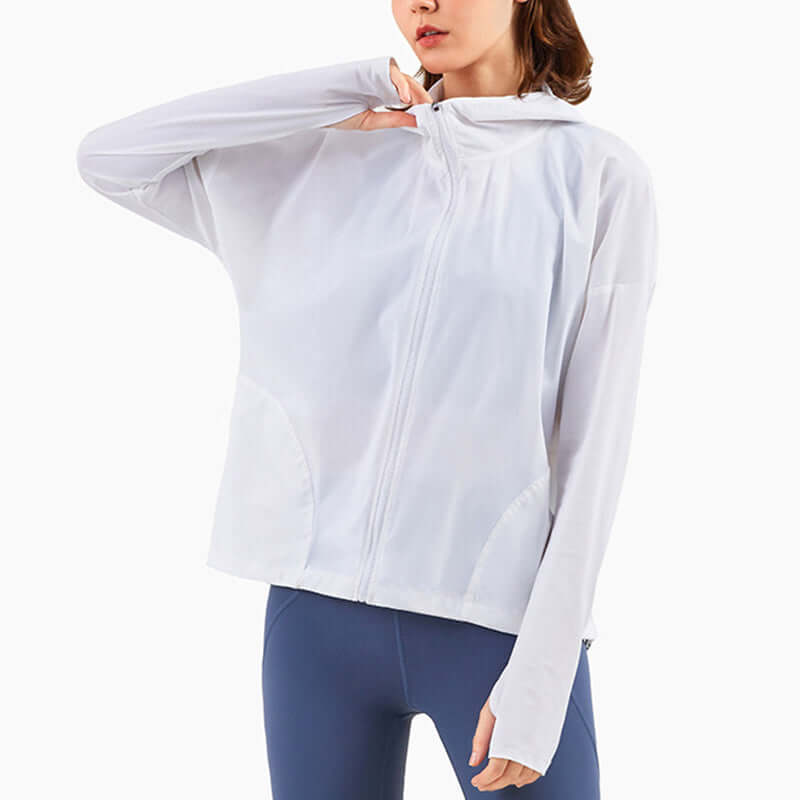 New Style Close-locking Zipper Hooded Gym Suit Casual