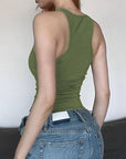 Y2K Invisible Camisole Vest Ins Fashion Slim U-neck Top Summer Women's Clothing