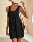 Women's Casual Fashion Solid Color Camisole Jumpsuit