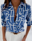 Fashion Long Sleeve Printed Shirt
