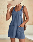 Women's Casual Fashion Solid Color Camisole Jumpsuit