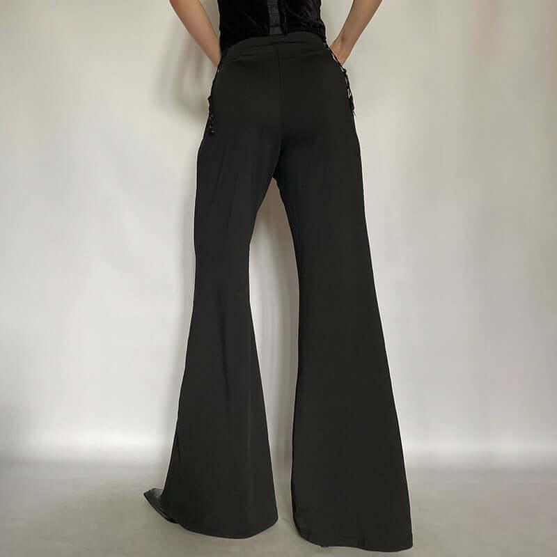 Lace Personality Loose Sexy Low Waist Trousers