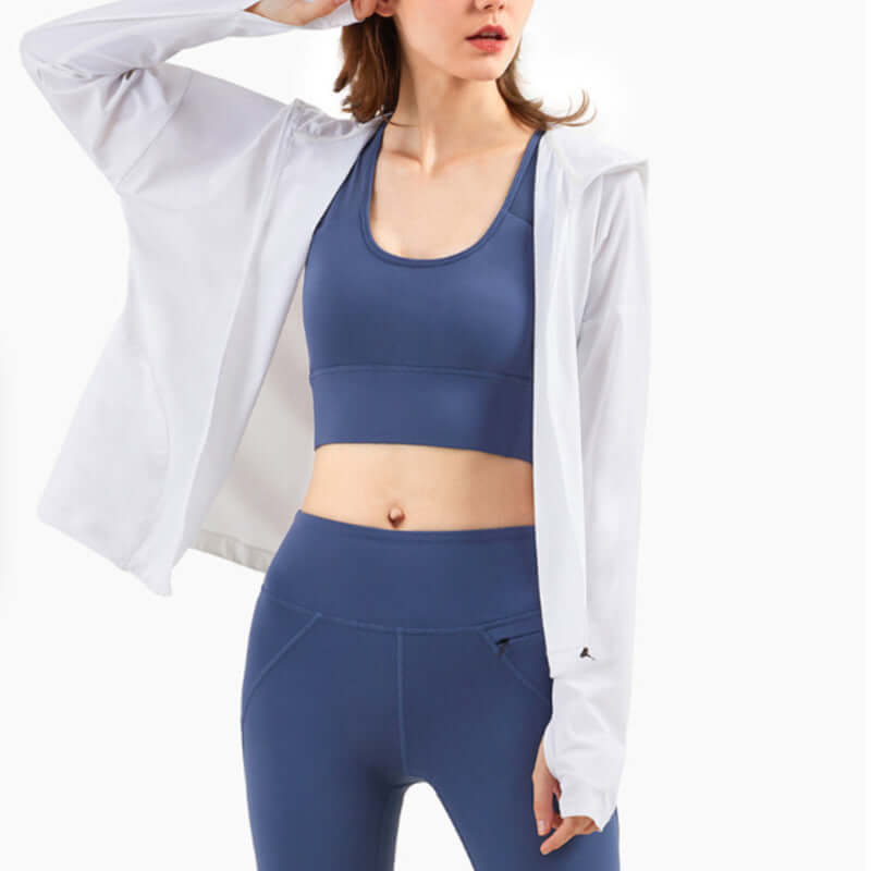 New Style Close-locking Zipper Hooded Gym Suit Casual