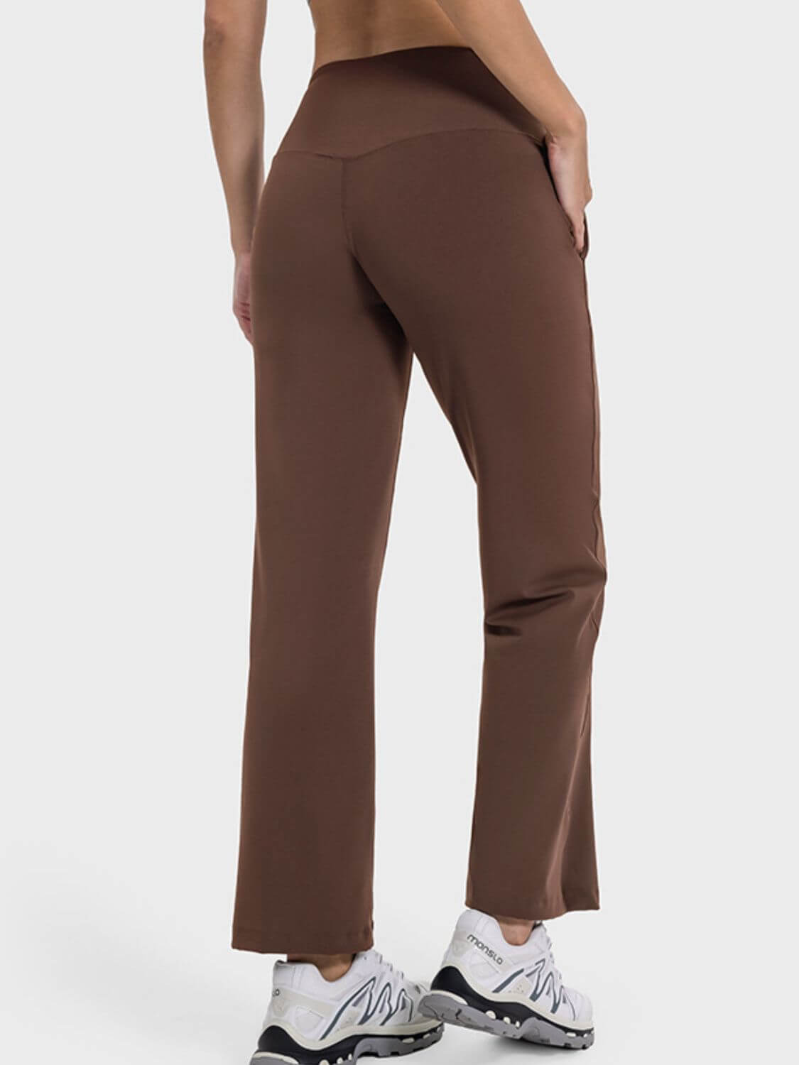 Millennia Pocketed High Waist Active Pants - Little Miss Vanilla