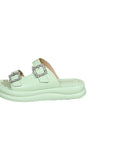 Women's Thick-soled Fashion Double-row Diamond Slippers Vacation Beach Shoes