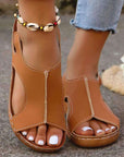 New Summer Wedges Sandals With Elastic Band Design Casual Fish Mouth Shoes For Women