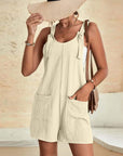 Women's Casual Fashion Solid Color Camisole Jumpsuit
