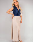Twist Front Elegant Bodysuit