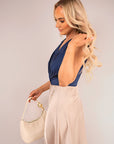 Twist Front Elegant Bodysuit