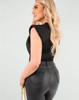 Twist Front Elegant Bodysuit