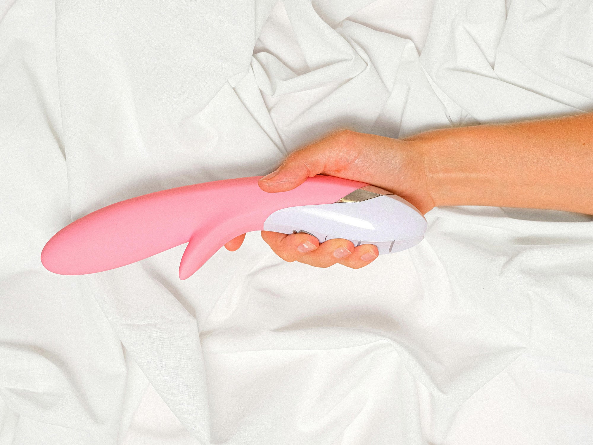 An image of a pink vibrator, one of the best sex toys for masturbation - Little Miss Vanilla