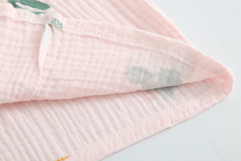 Kimono Cotton Gauze Maternal Postpartum Breastfeeding Confinement Clothing Home Pajamas Set