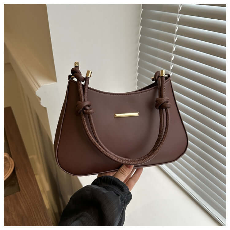 Women&#39;s High-end Hand-held Armpit Small Square Bag