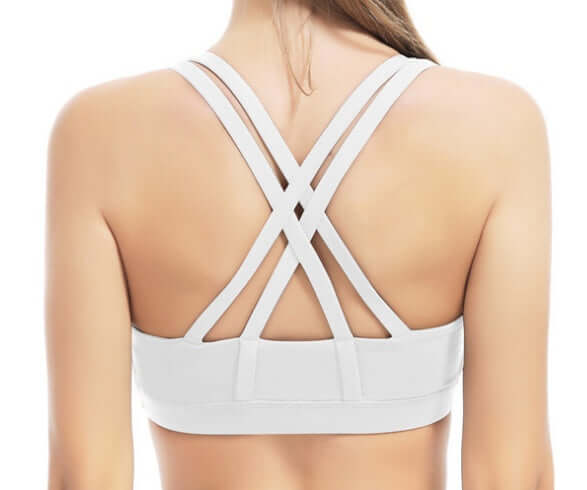 Professional Sport bra Top fitness gym women strappy vest seamless padded Yoga Bras training tank Top push up Running Underwear