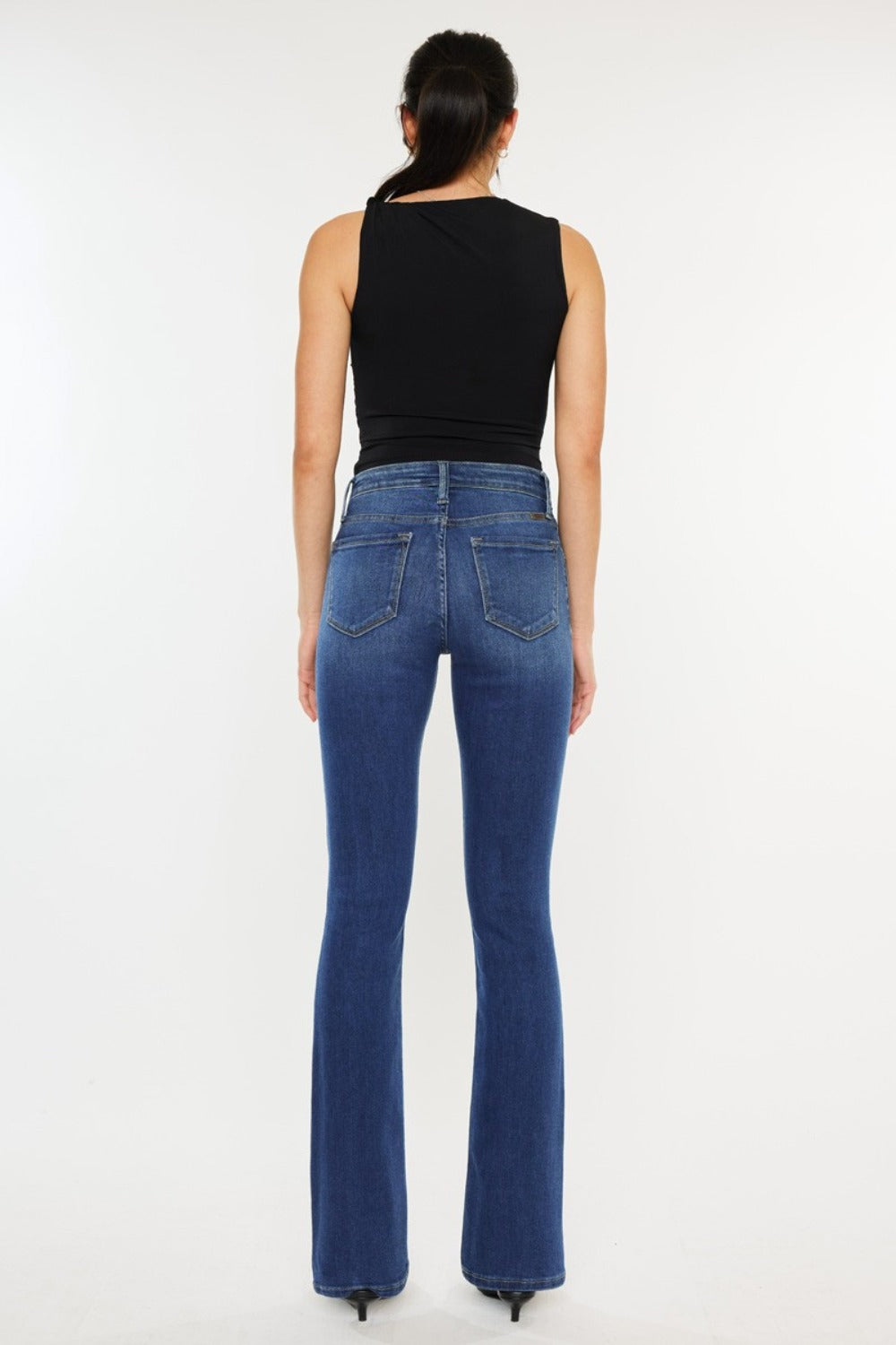 Kancan High Rise Slim Bootcut Jeans - Little Miss Vanilla