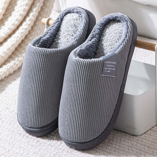 Non-slip Plus Velvet Cotton Slippers