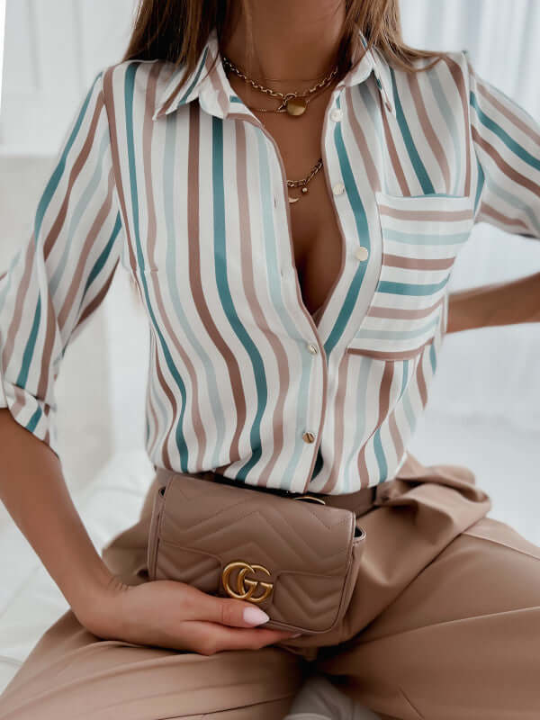 Fashion Long Sleeve Printed Shirt