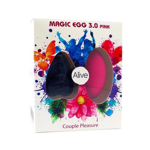 Alive 10 Function Remote Controlled Magic Egg 3.0 Pink - Sydney Rose Lingerie 