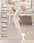 Ballerina 120 Hold Up Bianco (White) - Sydney Rose Lingerie 