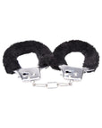 Bound to Play. Heavy Duty Furry Handcuffs Black - Sydney Rose Lingerie 