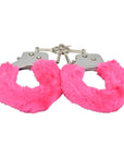 Bound to Play. Heavy Duty Furry Handcuffs Pink - Sydney Rose Lingerie 