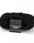 Bound to Please Bondage Rope Black