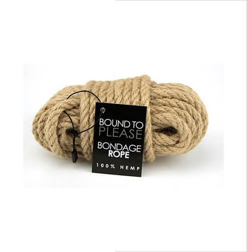 Bound to Please Bondage Rope Hemp - Sydney Rose Lingerie 
