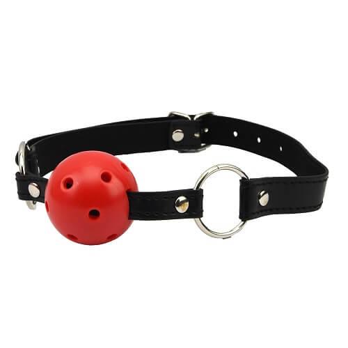 Bound to Please Breathable Ball Gag Red - Sydney Rose Lingerie 
