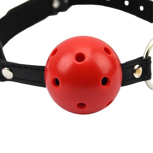 Bound to Please Breathable Ball Gag Red - Sydney Rose Lingerie 