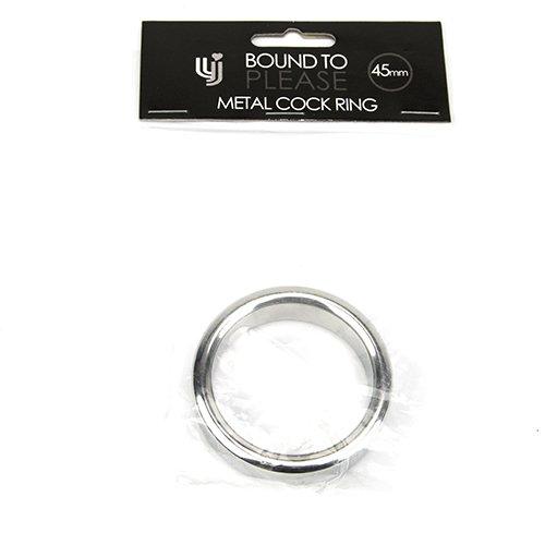 Bound to Please Metal Cock and Ball Ring - 45mm - Sydney Rose Lingerie 