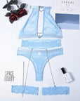 Chain Lace Fashion Girl Sexy Lingerie Set - Little Miss Vanilla