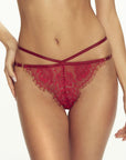 Confidante Forever Young Thong Red - Sydney Rose Lingerie 