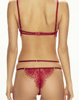 Confidante Forever Young Thong Red - Sydney Rose Lingerie 