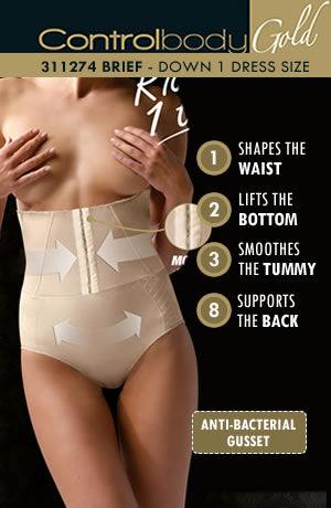 Control Body 311274G Corset Shaping Brief Skin - Sydney Rose Lingerie 