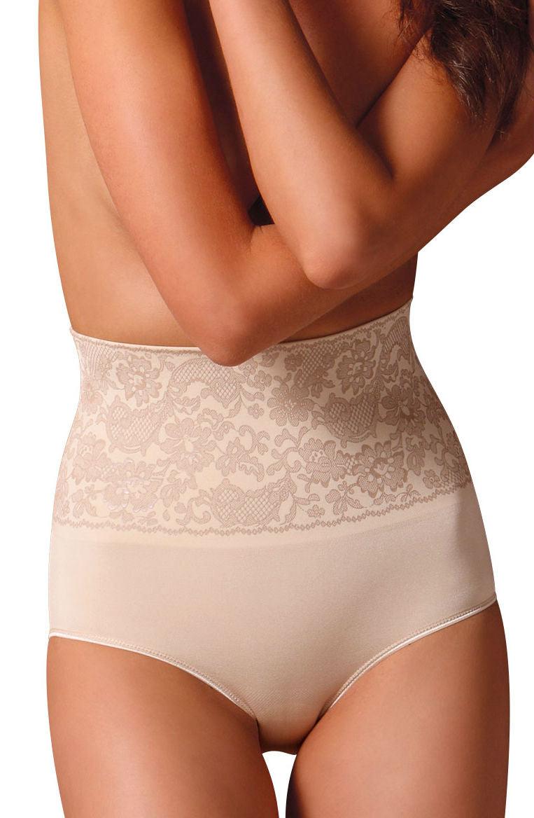 Control Body 311572CH Shaping Brief With Screen  Print Lace Skin - Sydney Rose Lingerie 