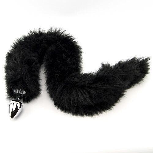 Furry Fantasy Black Panther Tail Butt Plug - Sydney Rose Lingerie 