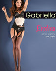 Gabriella Calze Strip Panty 235 Nero - Sydney Rose Lingerie 