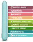 Gaia Biodegradable Eco Vibrator Blue - Sydney Rose Lingerie 