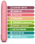 Gaia Biodegradable Eco Vibrator Pink - Sydney Rose Lingerie 
