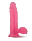 Glow in the Dark 7 Inch Suction Base Cock with Balls
