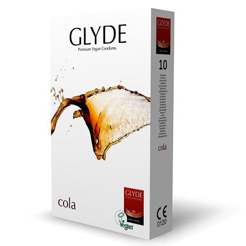 Glyde Ultra Cola Flavour Vegan Condoms 10 Pack - Sydney Rose Lingerie 