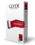 Glyde Ultra Strawberry Flavour Vegan Condoms 10 Pack - Sydney Rose Lingerie 