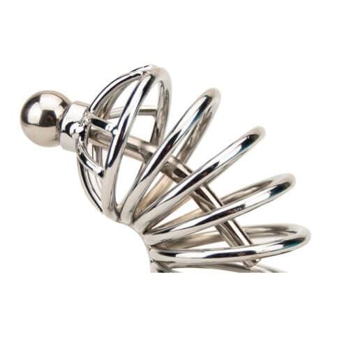 Impound Corkscrew Male Chastity Device with Penis Plug - Sydney Rose Lingerie 