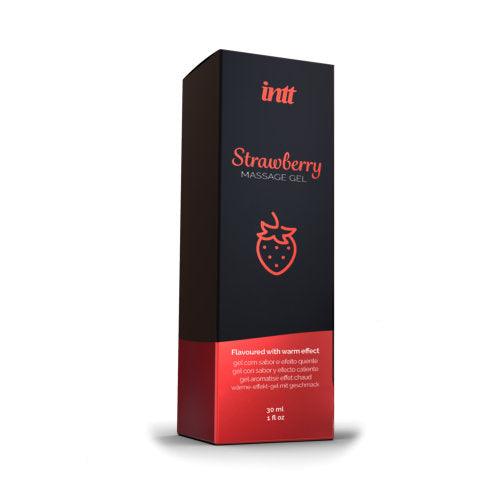 Intt Massage Gel Strawberry Flavour - Sydney Rose Lingerie 