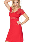Irall Cameron Nightdress Red 2XL-5XL - Sydney Rose Lingerie 