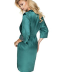 Irall Emerald Dressing Gown Green - Sydney Rose Lingerie 