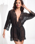 Irall Erotic Irall Erotic Cassidy Dressing Gown Bl - Sydney Rose Lingerie 