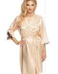 Irall Mallory Dressing Gown Champagne - Sydney Rose Lingerie 